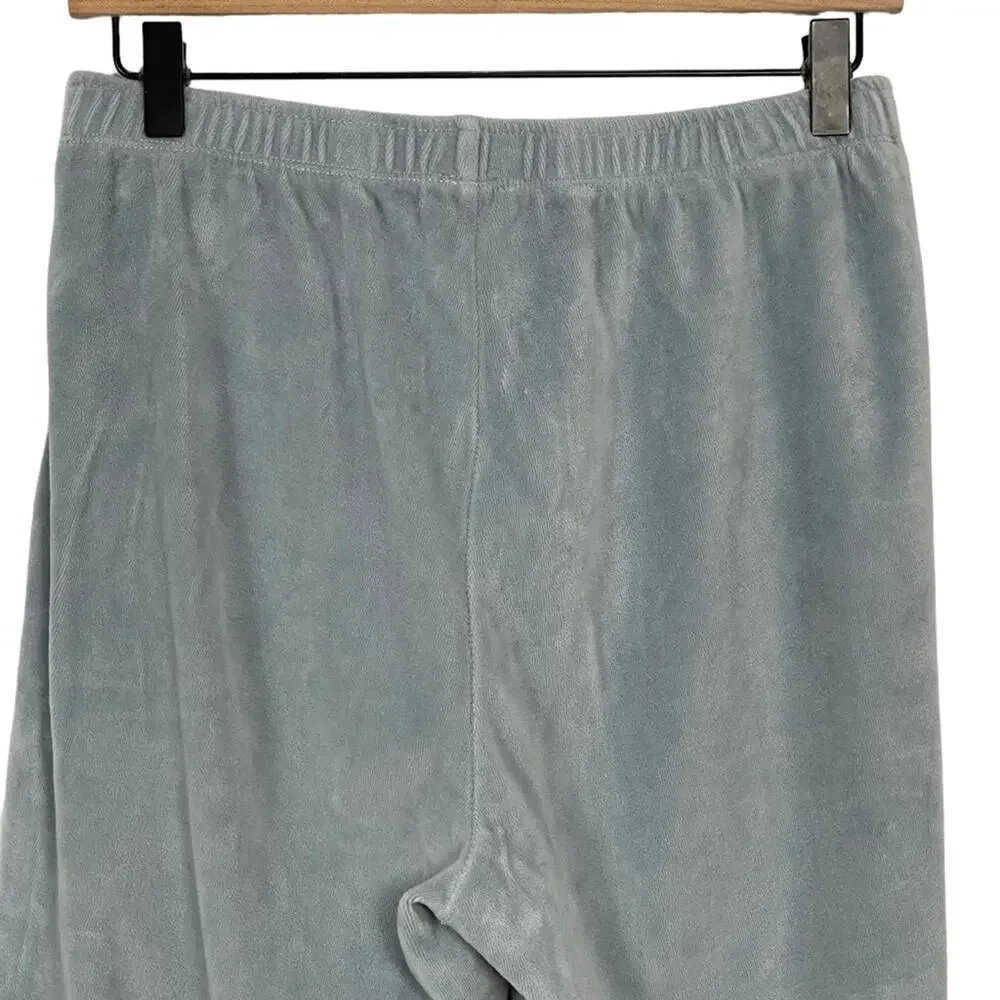 Aerie Velour Joggers Sweatshirt Set Blue Grey Size Small